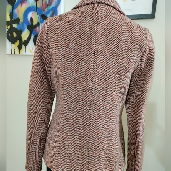 VINTAGE AMERICAN RAG TARTAN BLAZER - Picture 2 of 5
